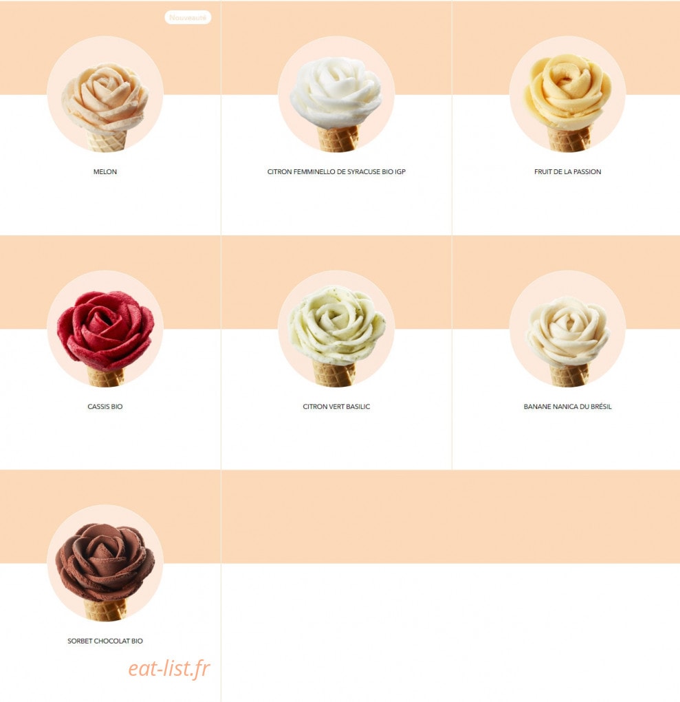 Amorino — carte page 2