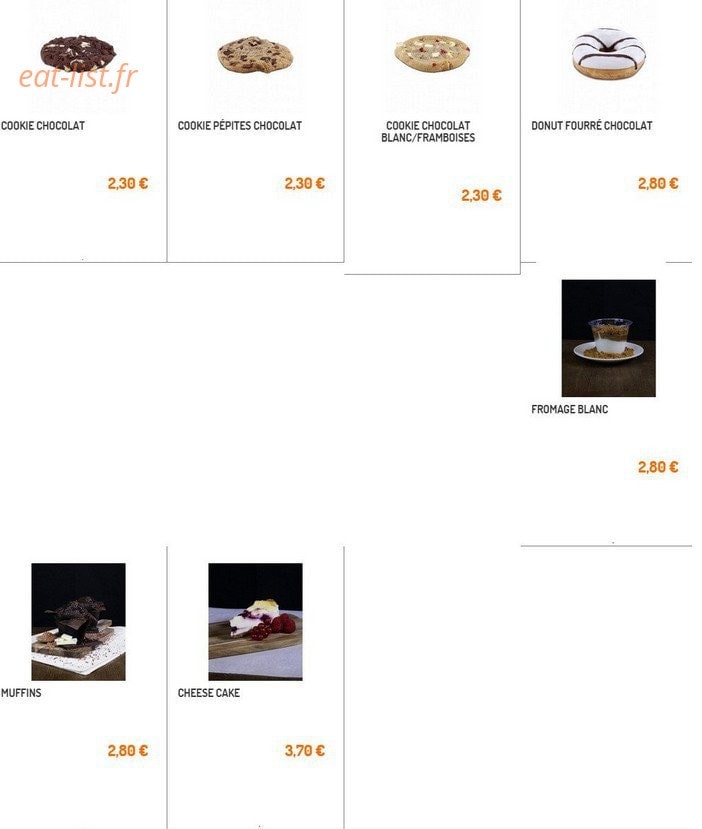 Bagel corner — carte page 5