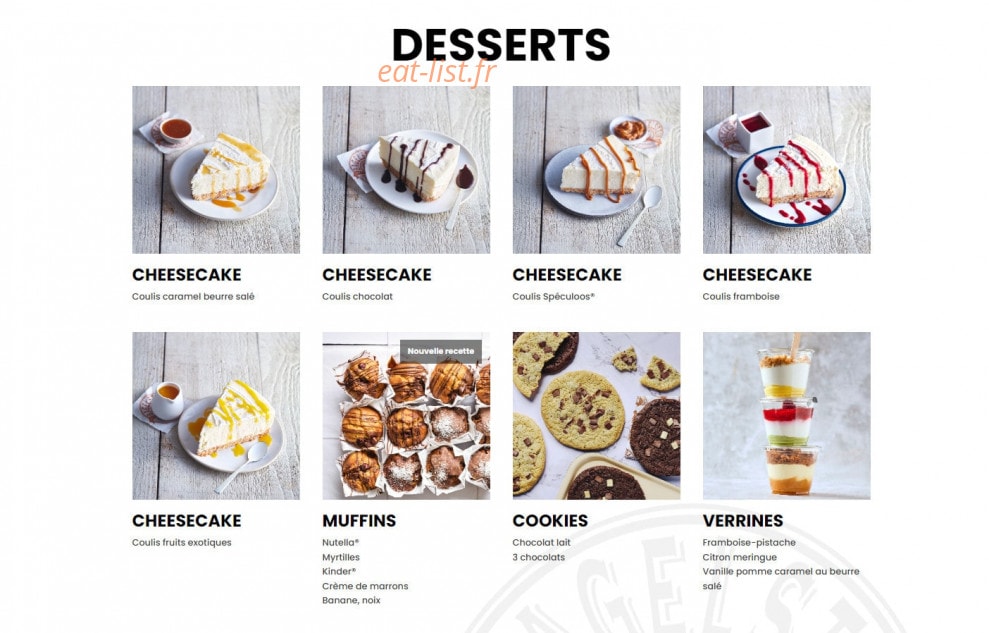 Bagelstein — carte page 4