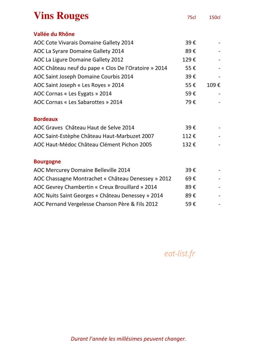 Bouchon Comptoir Brune — carte page 4