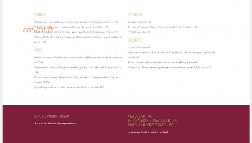 Bouchon Tupin — carte page 1