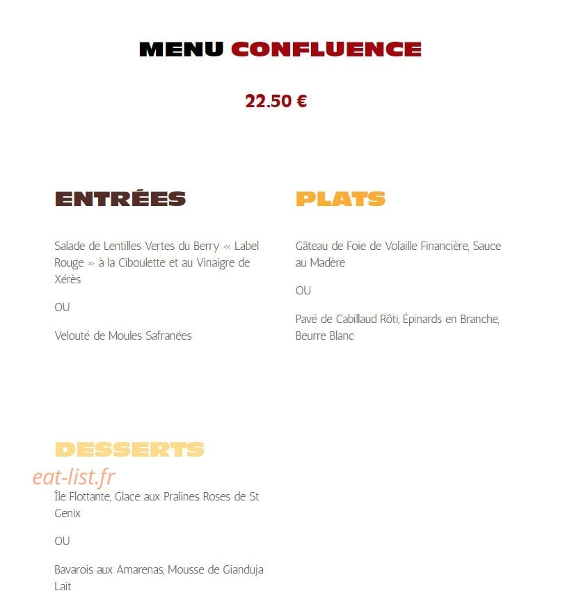 Brasserie Georges — carte page 7