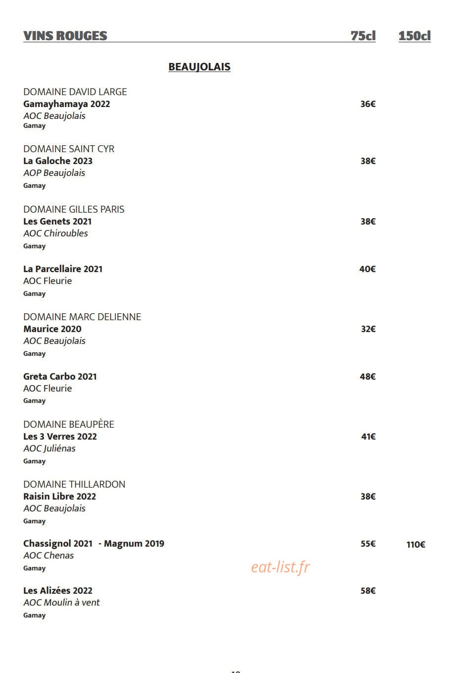 Brume — carte page 10