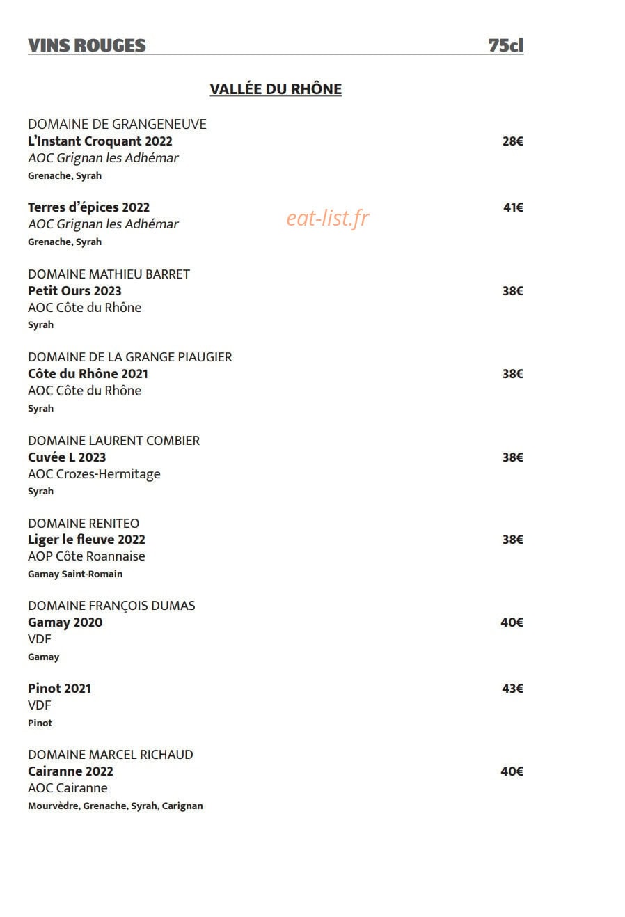 Brume — carte page 16