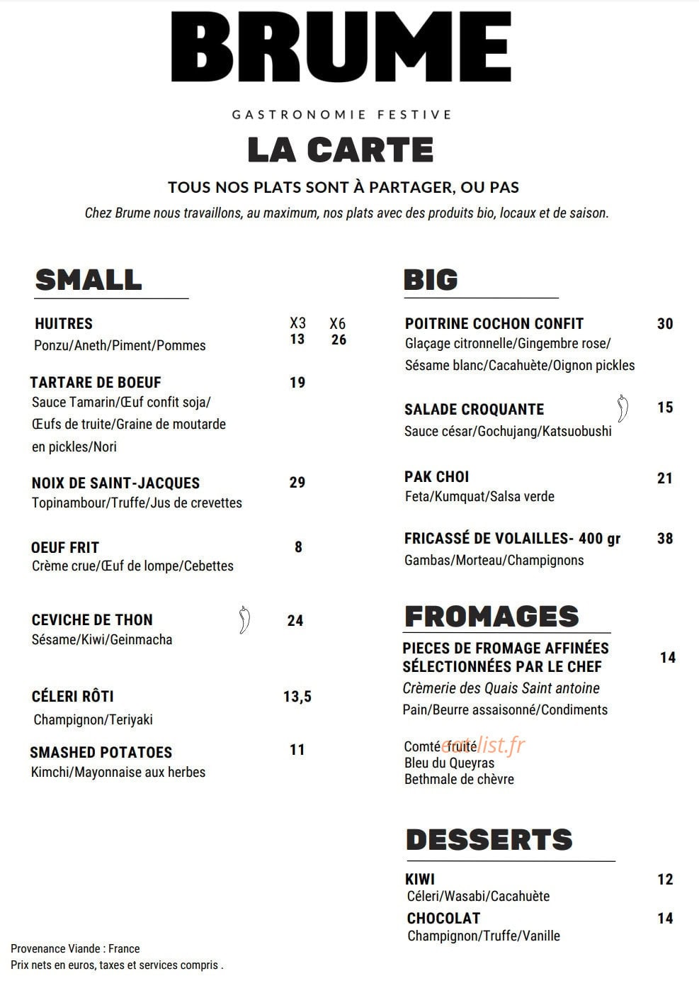 Brume — carte page 2