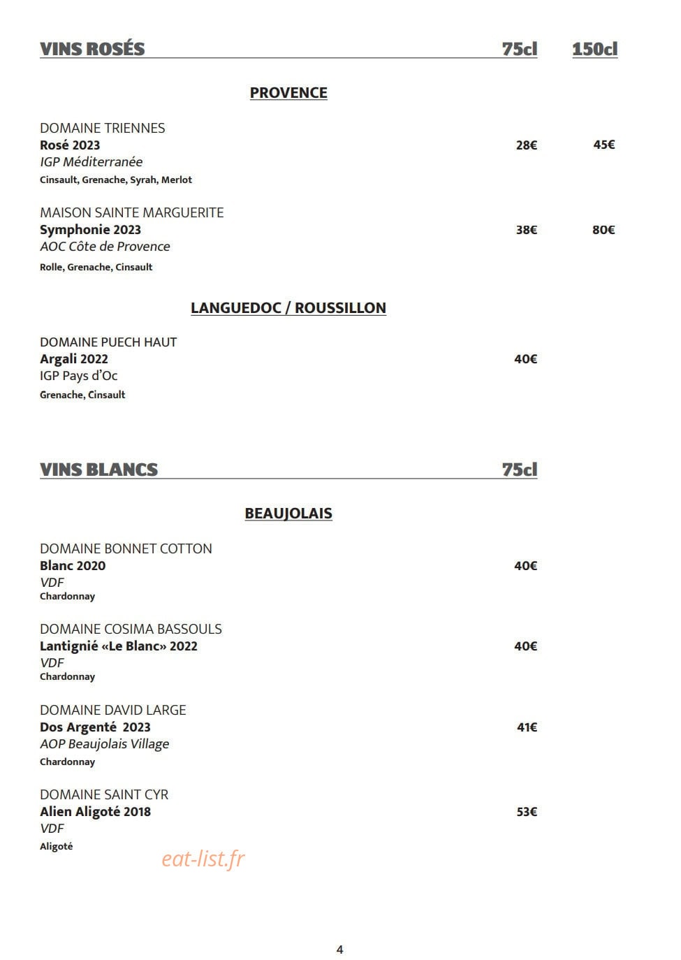 Brume — carte page 4