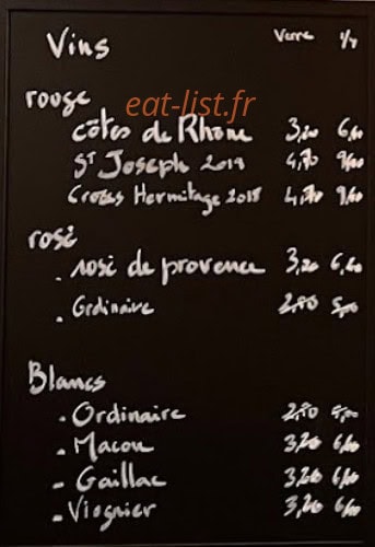 Café Thomassin — carte page 2