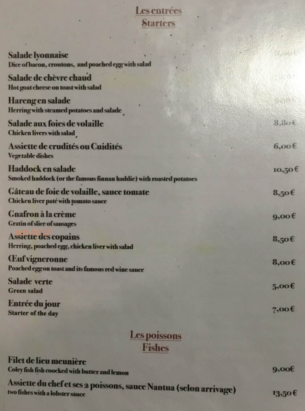 Chez mounier — carte page 1