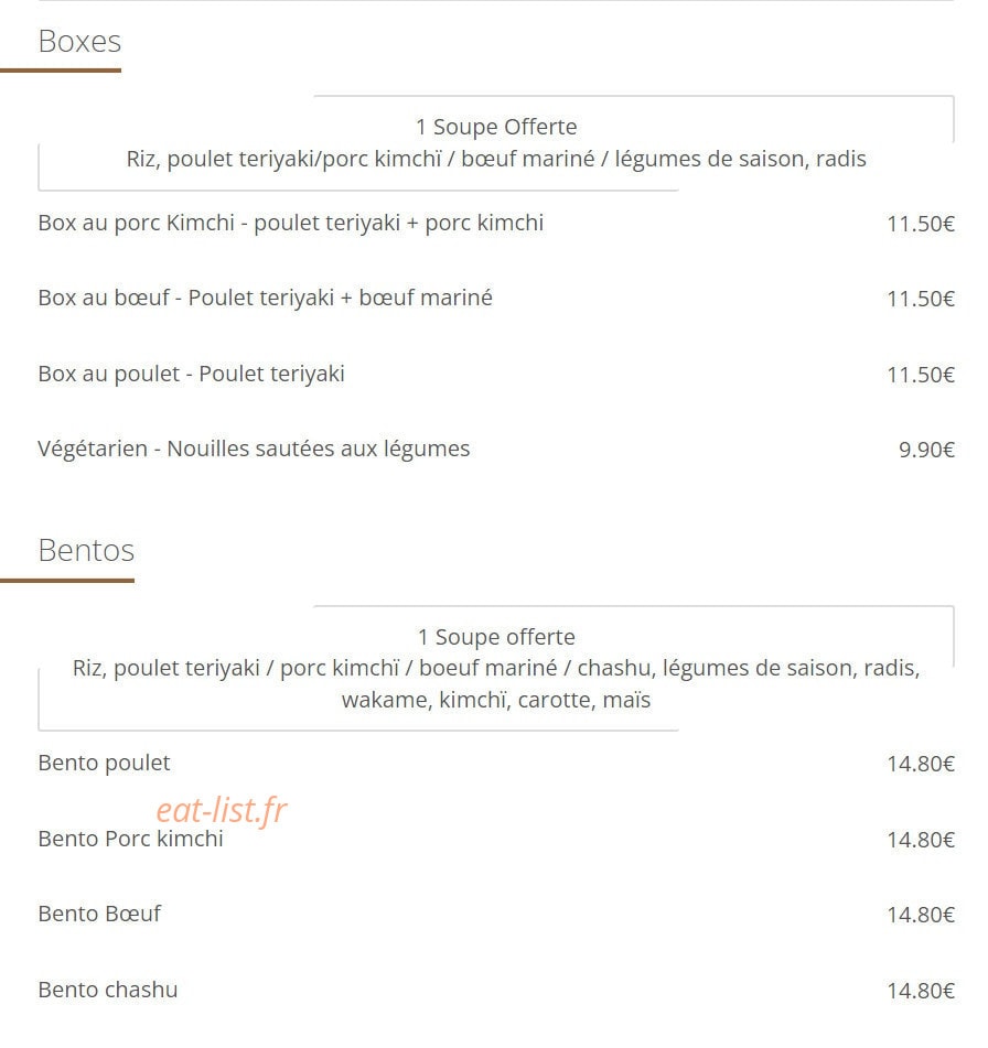 Chez Olivia — carte page 4