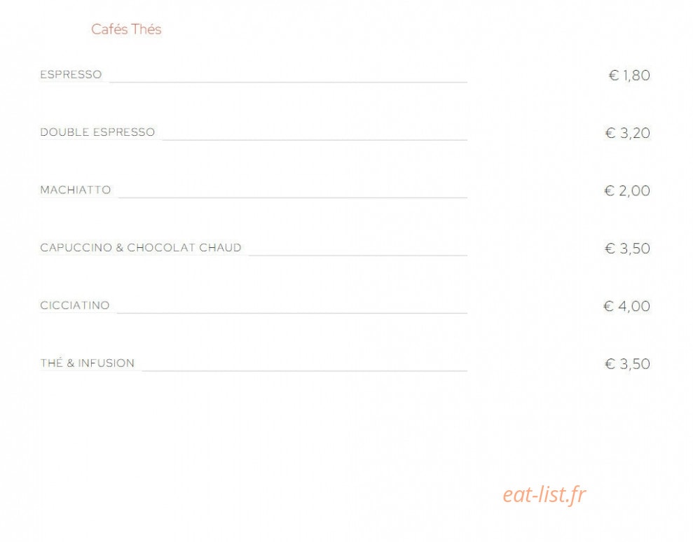 Cucina Bella — carte page 2