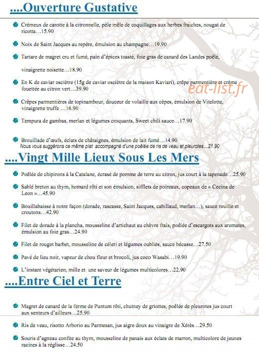 Cuisine et dépendances Acte II — carte page 2