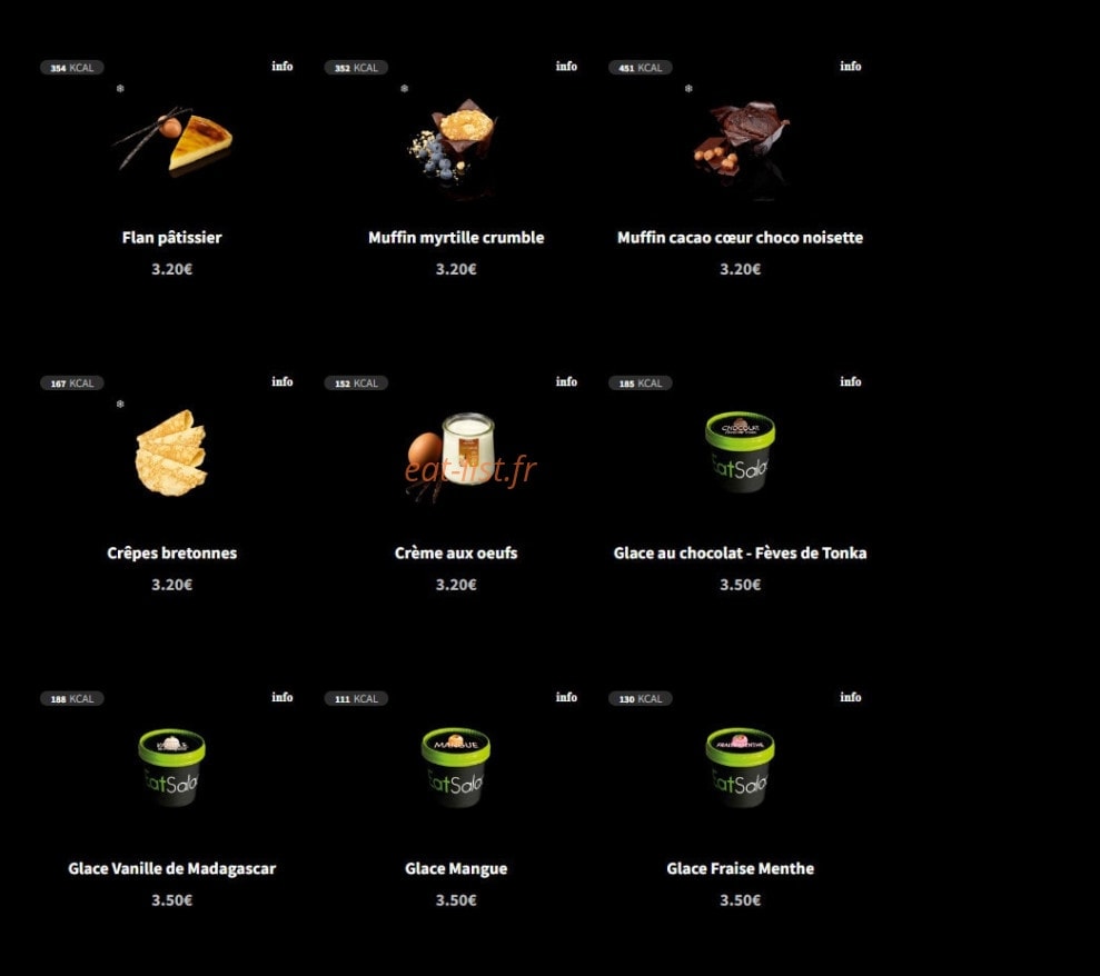 Eat Salad — carte page 11