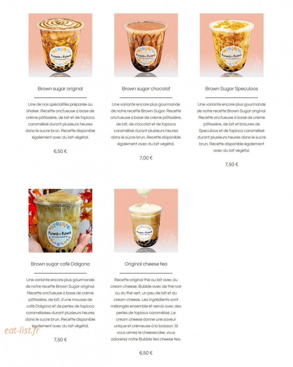 Fuwa Fuwa — carte page 2
