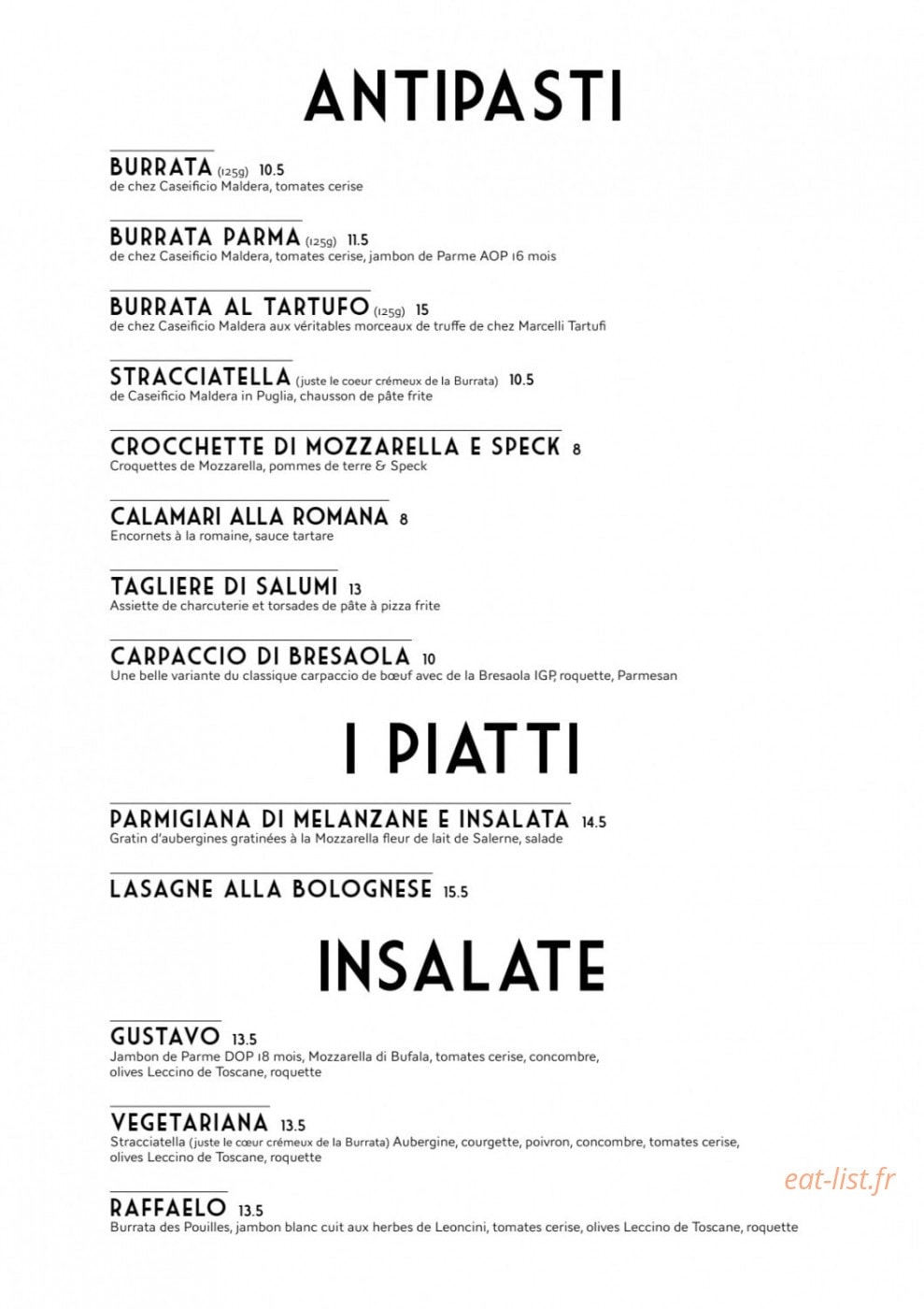 Gabriella - Le Clan des Mamma — carte page 1