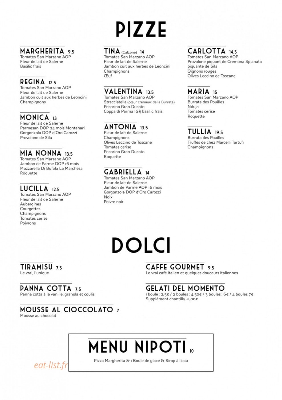 Gabriella - Le Clan des Mamma — carte page 2