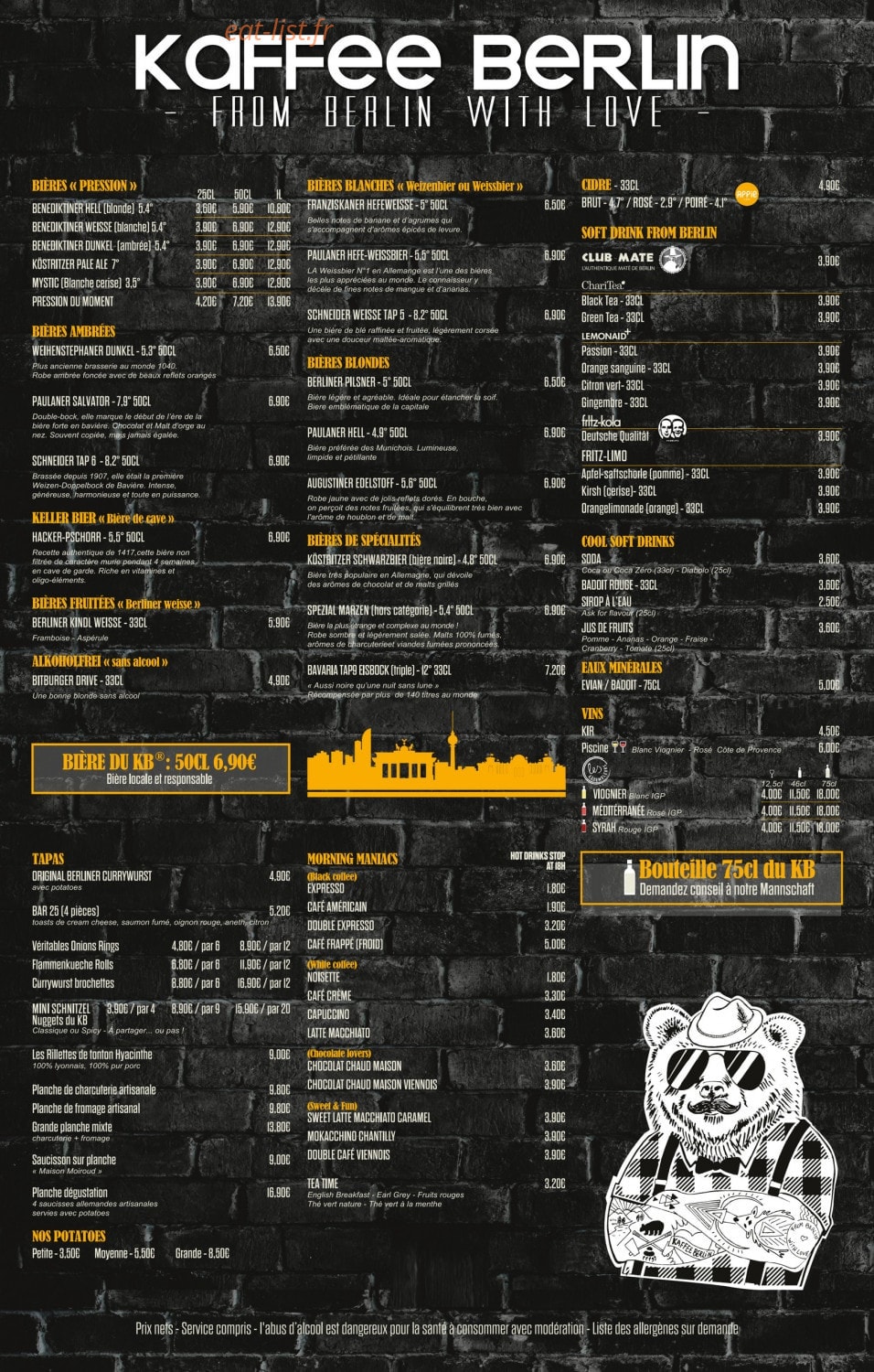 Kaffee Berlin — carte page 2