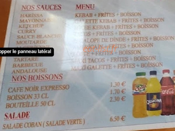 Kebab karamanli 2005 — carte page 2