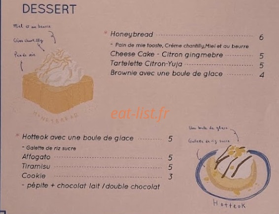 Kiwa café — carte page 4