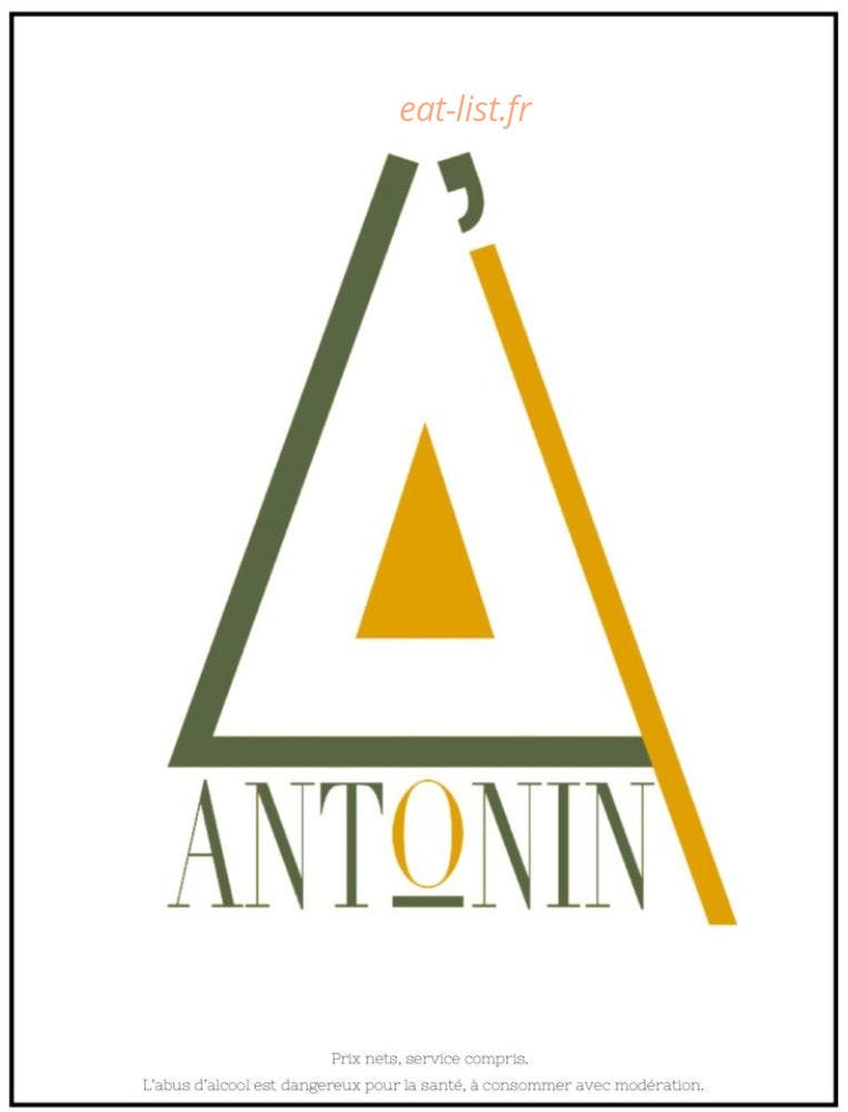 L'Antonin — carte page 1