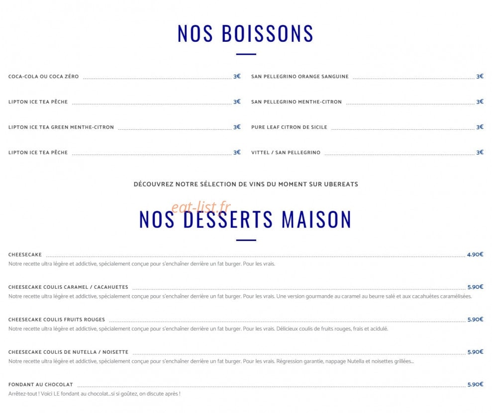 L'Atelier de la Poutine — carte page 2