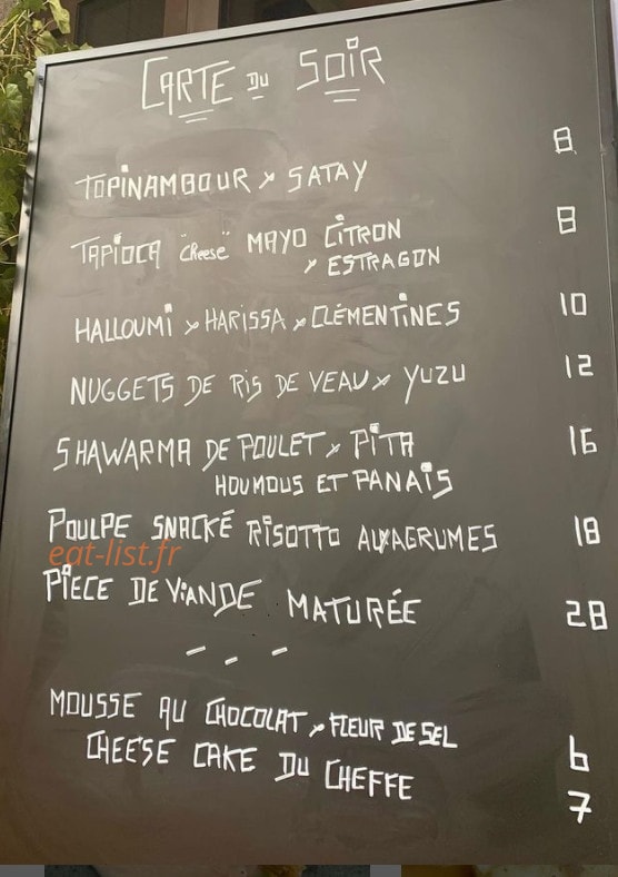 L'Atelier — carte page 1