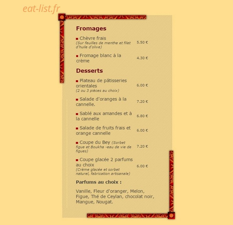 L'étoile d'orient — carte page 4