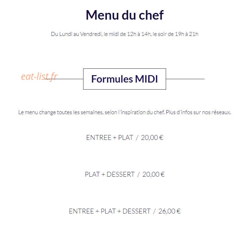L'Instant Gramme — carte page 1
