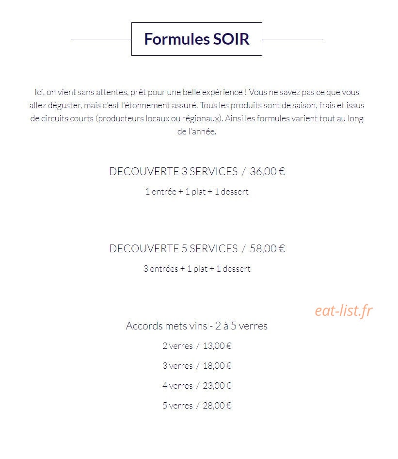 L'Instant Gramme — carte page 2