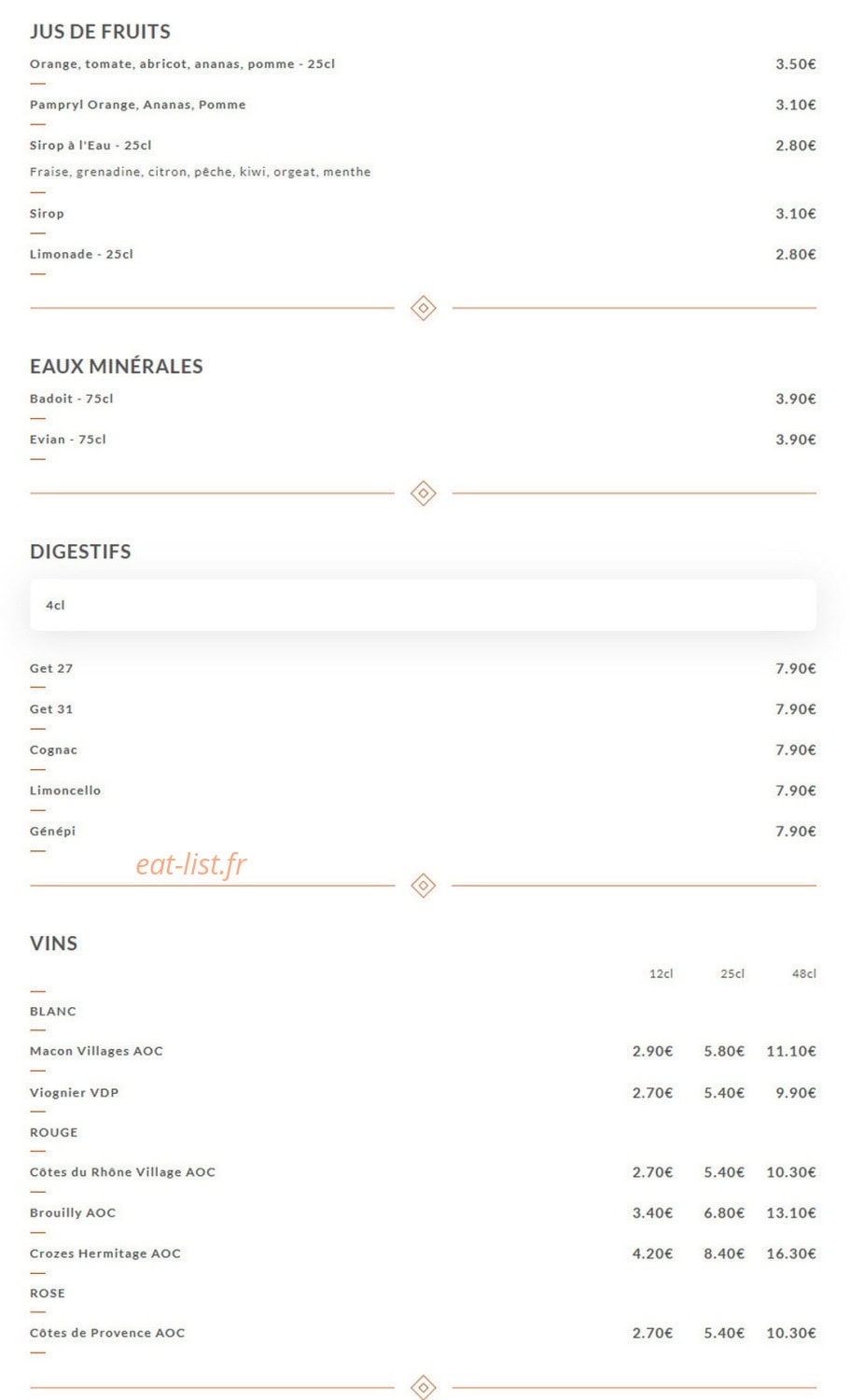 La Cabane — carte page 5