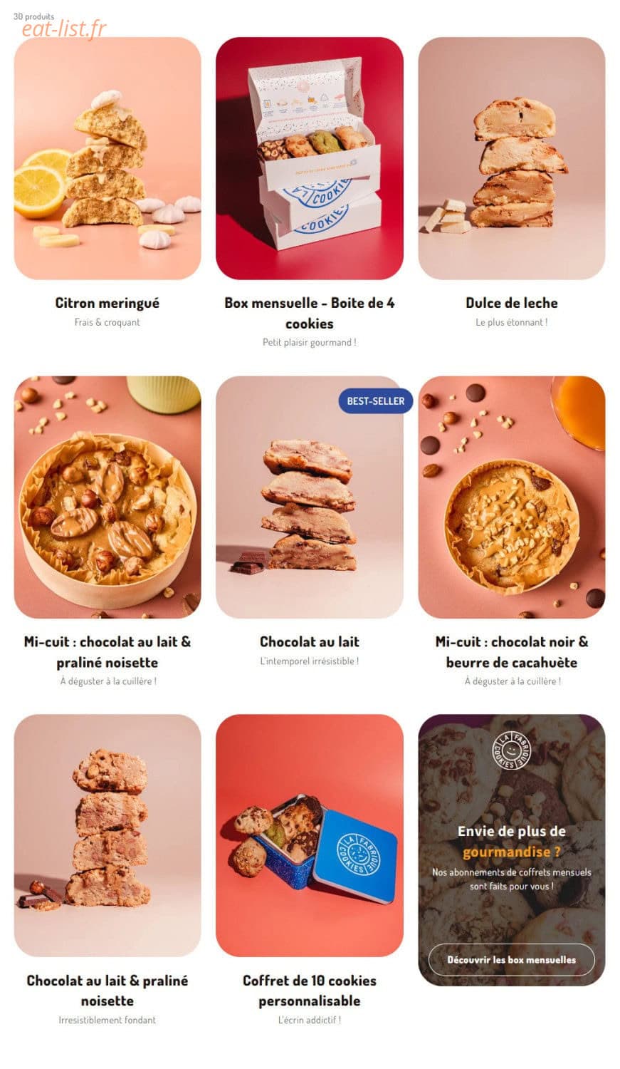 La Fabrique - Cookies — carte page 2