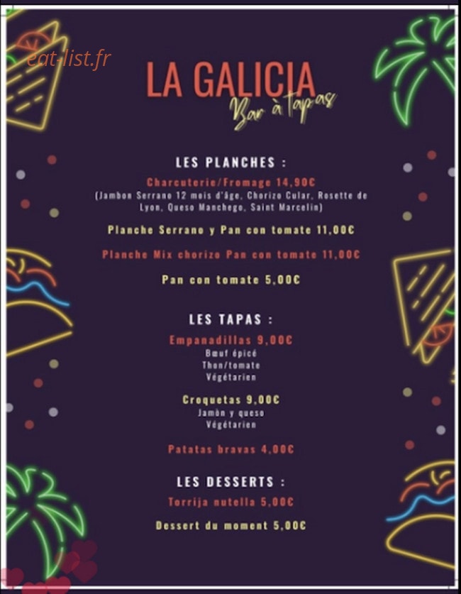 La Galicia — carte page 1