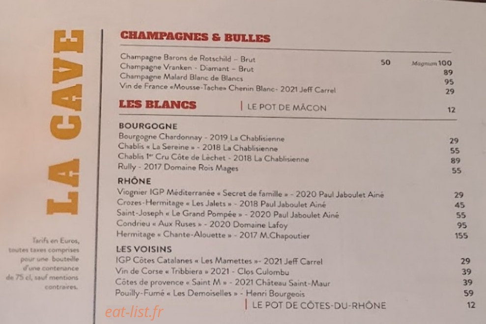 La Mère Cottivet — carte page 2