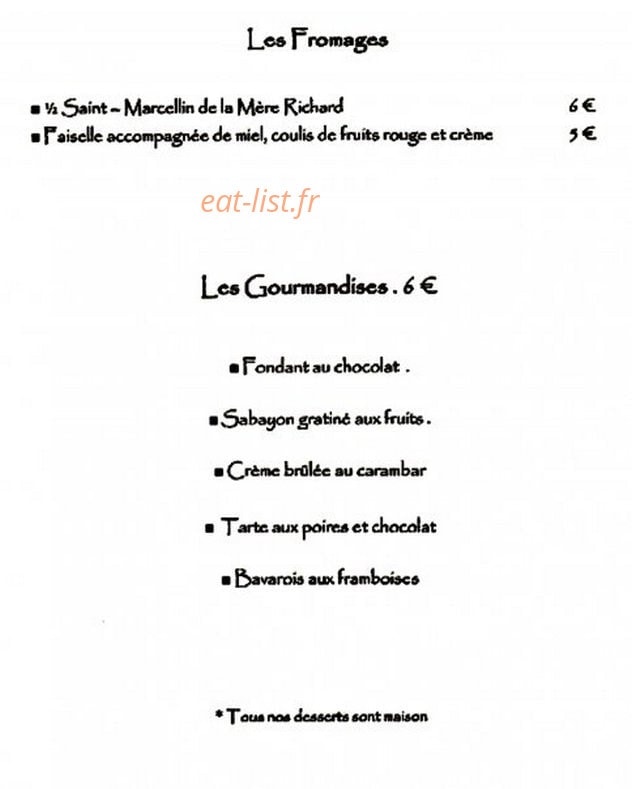 La Plage — carte page 3