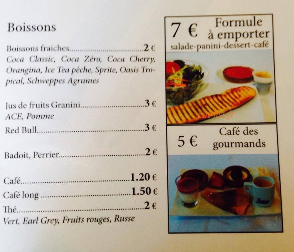 Le Bien Être — carte page 2