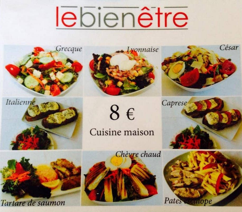 Le Bien Être — carte page 1