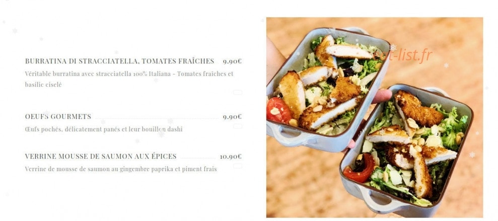Le Café Français — carte page 3