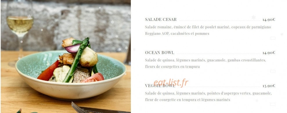 Le Café Français — carte page 4