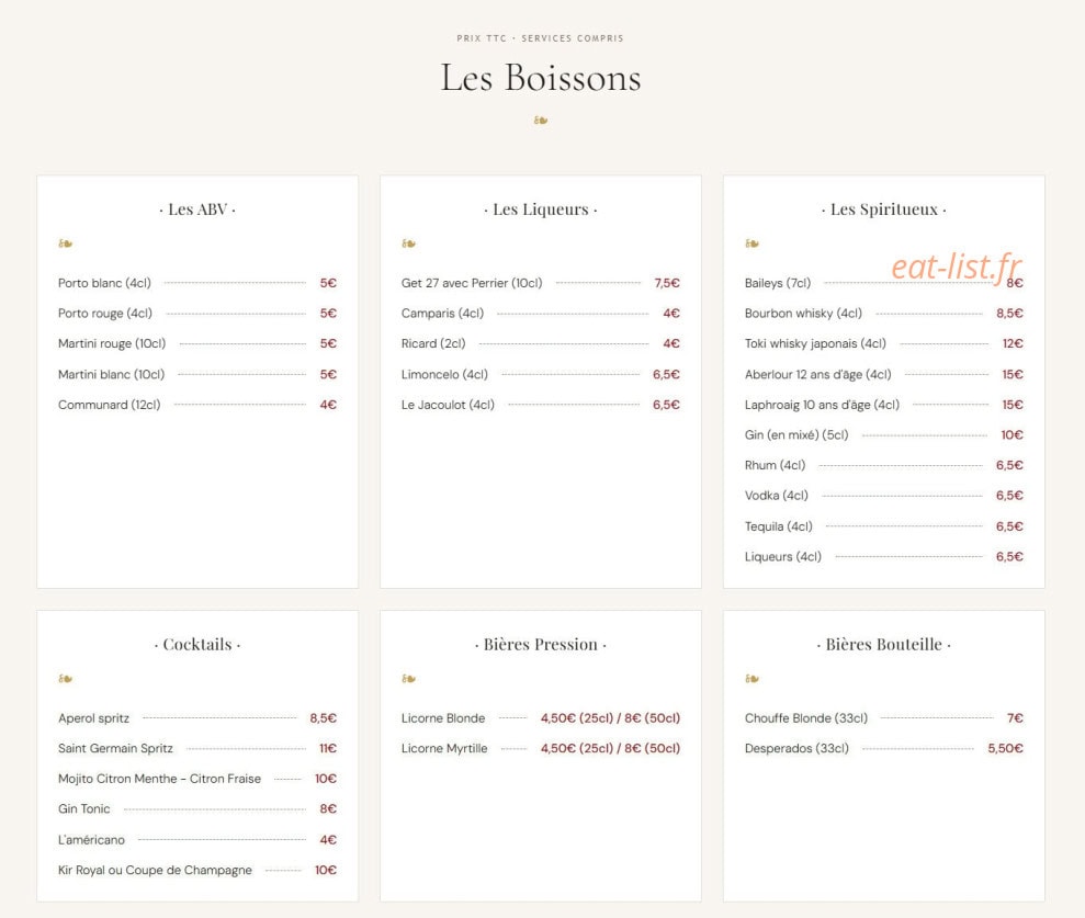 Le comptoir charlemagne — carte page 2