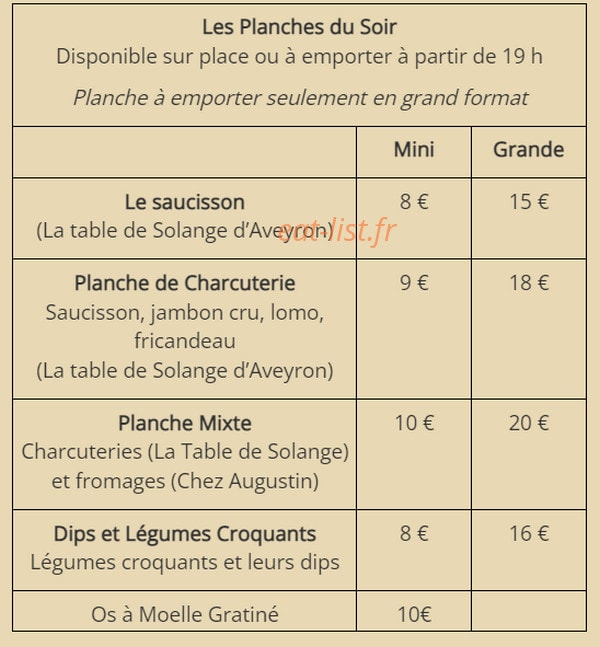 Le Corner — carte page 2