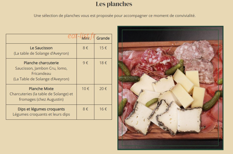 Le Corner — carte page 3