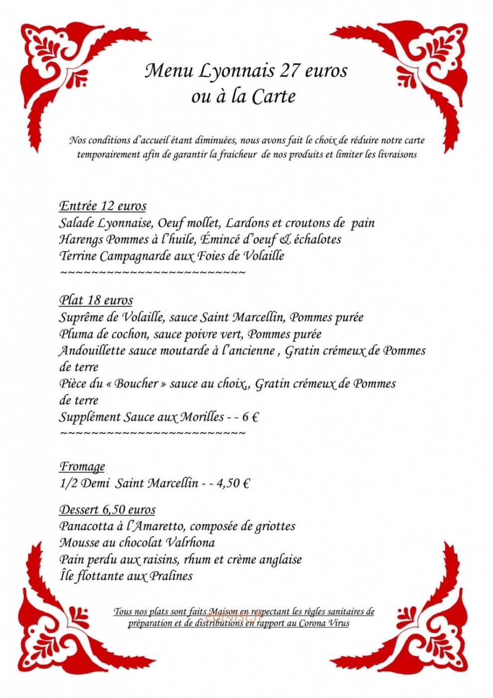Le Poêlon d'Or — carte page 4