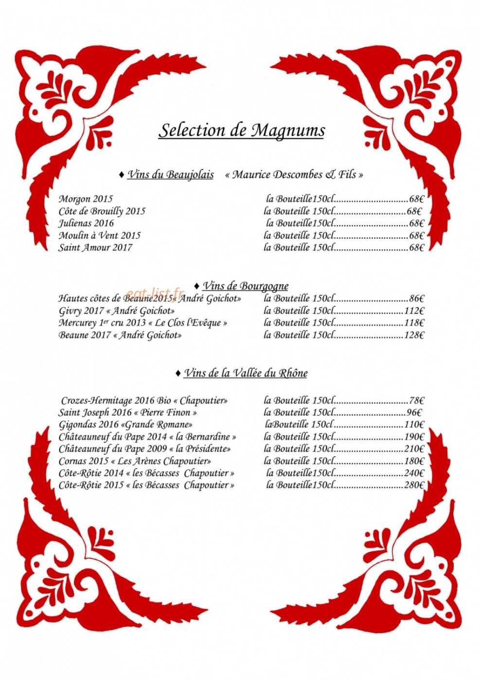 Le Poêlon d'Or — carte page 8