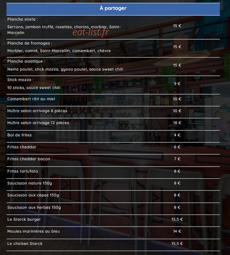 Le Starck — carte page 4