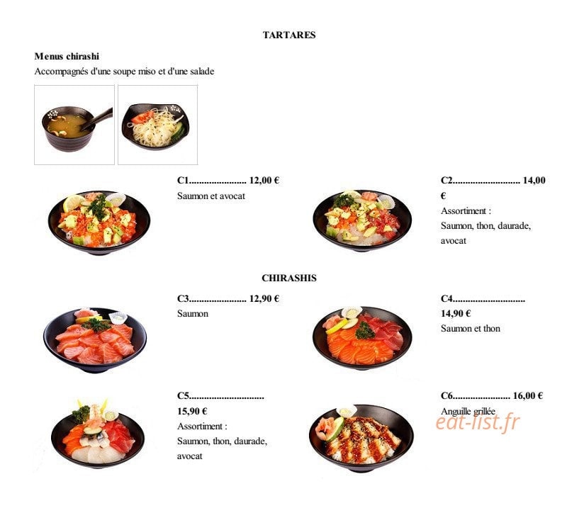 Lem Sushi — carte page 4