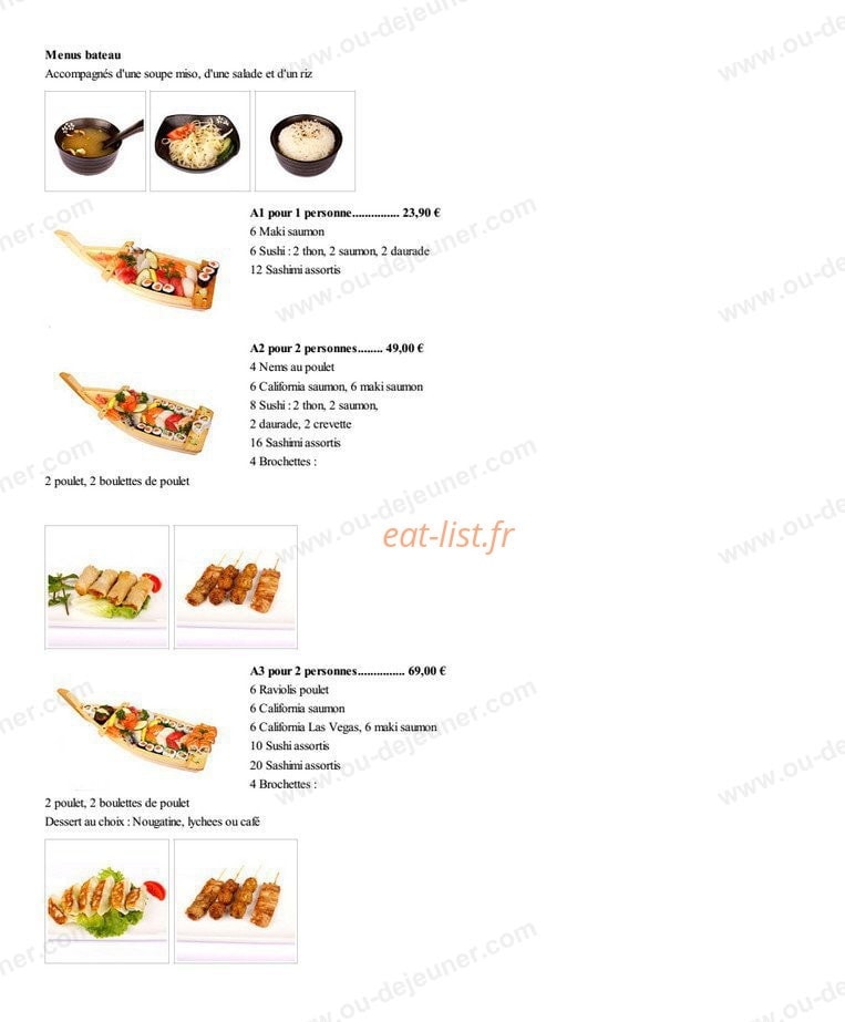Lem Sushi — carte page 5