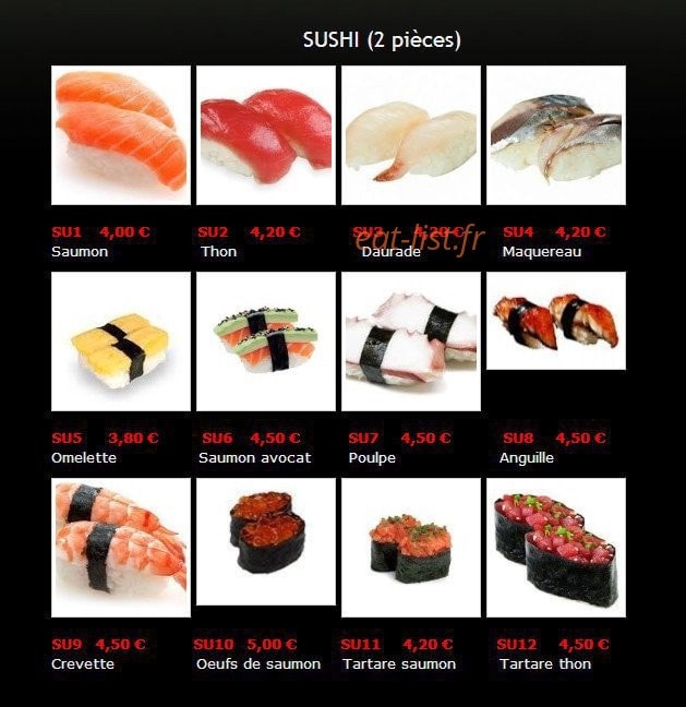 Lem Sushi — carte page 6