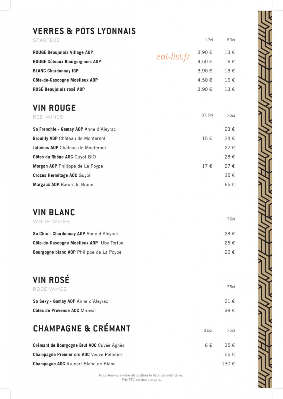 Les Infidèles — carte page 5