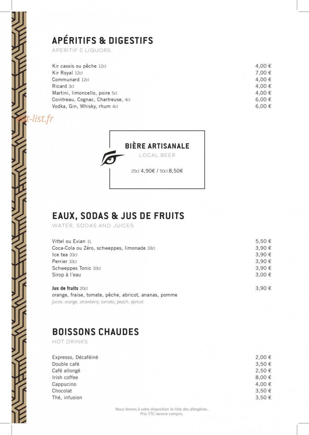 Les Infidèles — carte page 4