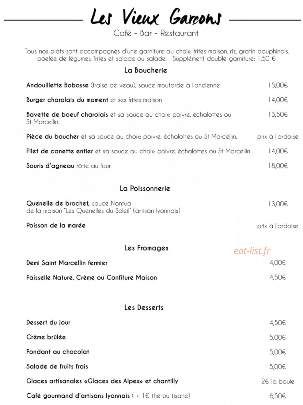 Les Vieux Garçons — carte page 3