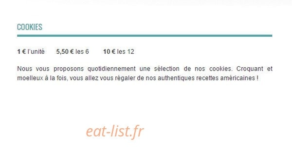 Little petits gateaux — carte page 10